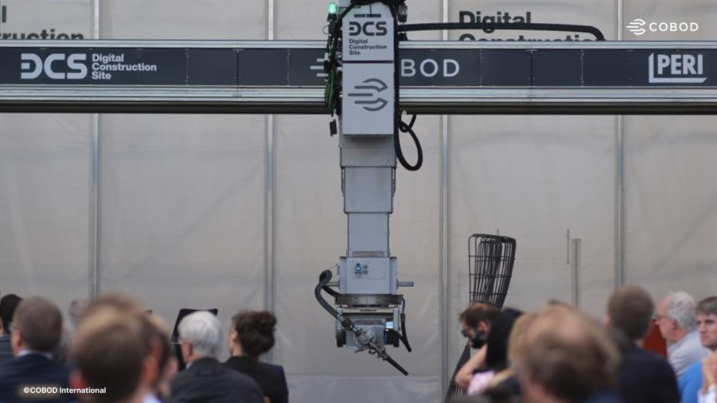 COBOD推出具有喷射混凝土3D打印功能的多功能建筑机器人